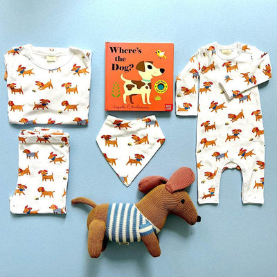 Doggie Delight: Sibling PJs, Toy, Book & Bib Bundle - {{variant_option_1}}