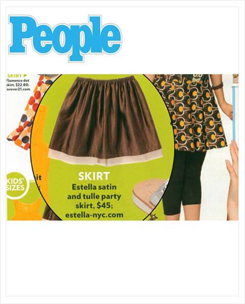 Elegant child clothes feature in People Magazine